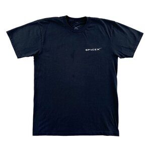 SpaceX Black Logo T-Shirt Elon Musk Medium